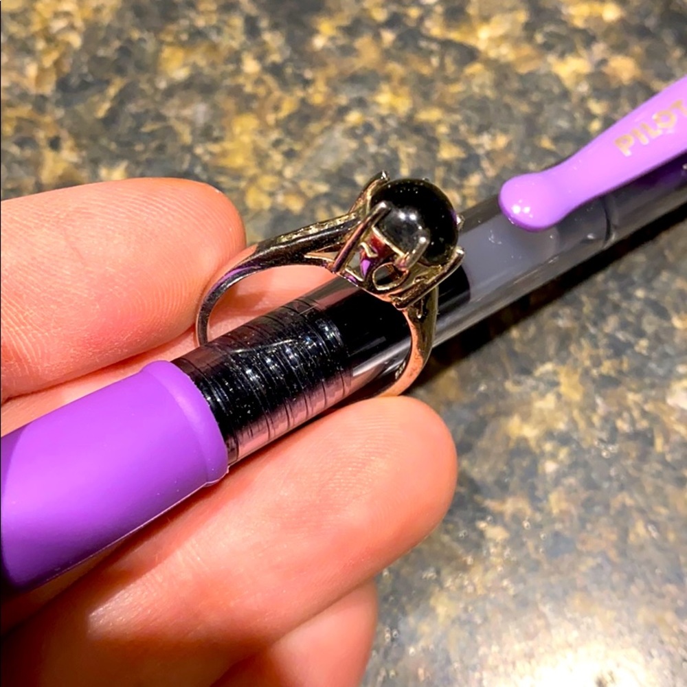 Black silpada ring